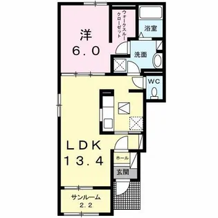 アールⅢ【1階】の間取り