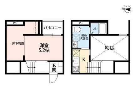 Partage suzu(パルタージュスズ)【2階】の間取り