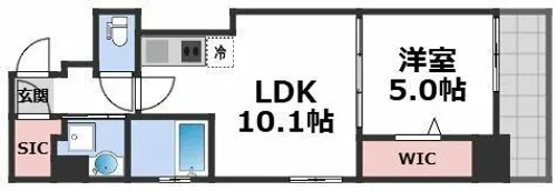 ミラージュパレス本町Depart【3階】の間取り