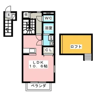 Riche【2階】の間取り