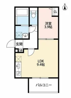 ブバルディア【3階】の間取り