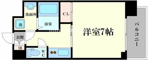 S-RESIDENCE福島Grande【9階】の間取り
