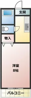 コーポJ3【102号室】の間取り