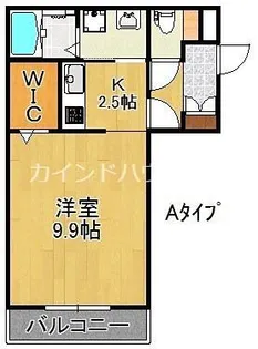 ヘーベルメゾン加賀屋【2階】の間取り