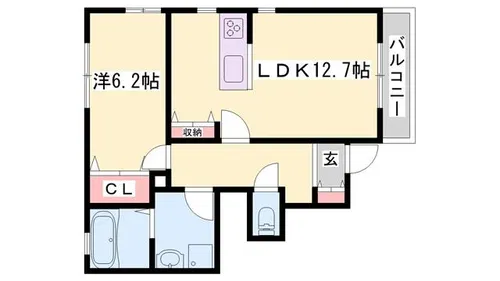 サンサージュ加納原田2【103号室】の間取り