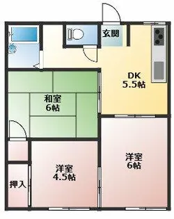 クローカスⅠ【202号室】の間取り