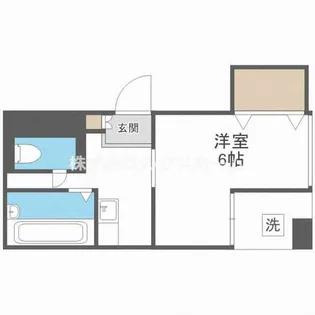 ヴァリエ’91【4階】の間取り