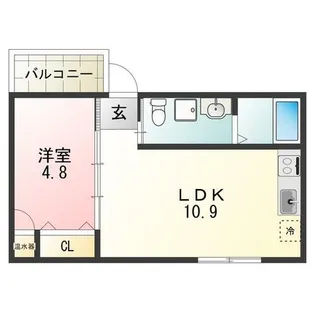 FmaisonLOREⅡ番館【2階】の間取り