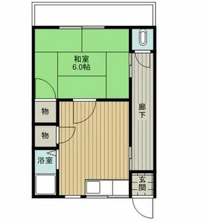 八雲荘【1階】の間取り