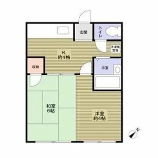 オプス正雀【2階】の間取り