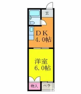 アクティ香露園【4階】の間取り