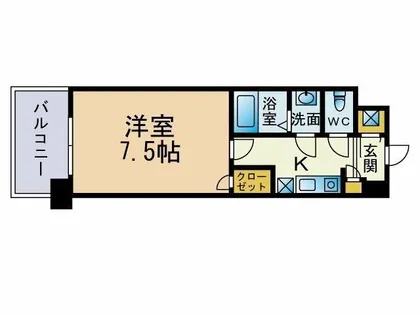 Casa di Taishokan il mare【6階】の間取り