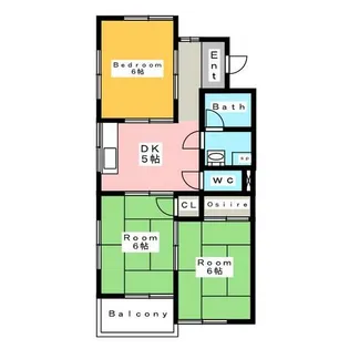 コーポ石川【2階】の間取り