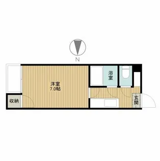 フジイマンション【2階】の間取り