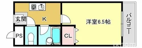 プラザハイツ見付山【3階】の間取り