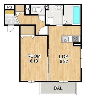 GL Plus HIGASHIYAGURA【1階】の間取り