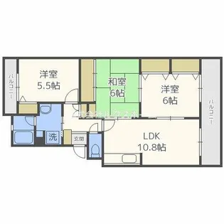 マンショングランドモナーク【4階】の間取り