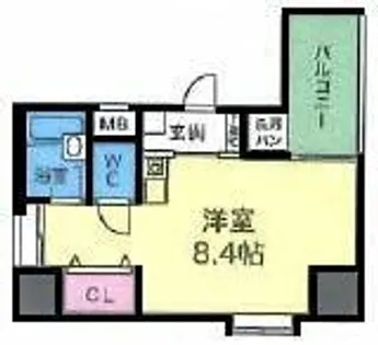 YKハイツ西明石【4階】の間取り