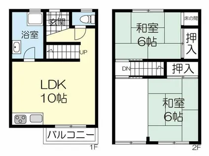 杭瀬第三団地11号棟【303号室】の間取り