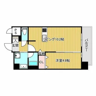 スプランディッド茨木天王【4階】の間取り