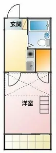 カーサ井原【211号室】の間取り