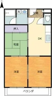 ハイツ山田【2階】の間取り