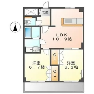 サンタプレイスⅢ【2階】の間取り