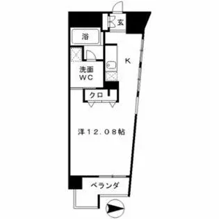 レジディア東桜Ⅱ【8階】の間取り