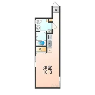 マーヴェリック堺東【1階】の間取り