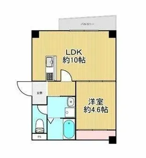 GARDENIA茨木【1階】の間取り