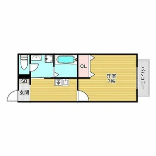アンプルール mille【2階】の間取り