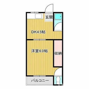マンション清涼【3階】の間取り