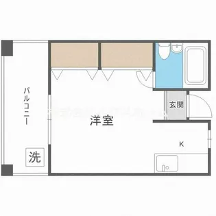 プランドール茨木【5階】の間取り