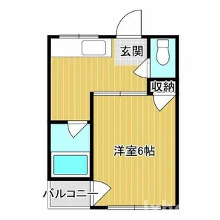 清風マンション【5階】の間取り