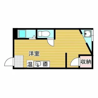 1Rの間取り画像