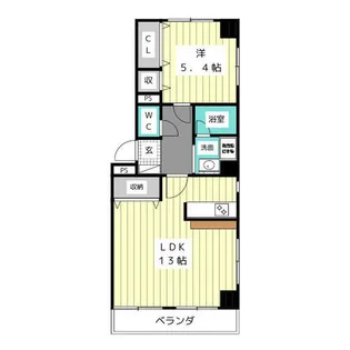 ピュア香流【3階】の間取り