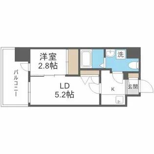 グランフォーレ呉服町【15階】の間取り