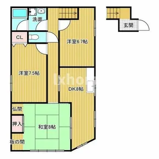 大阪府茨木市学園南町【一戸建】の間取り