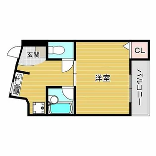 ローズヒル茨木【3階】の間取り