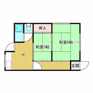 大阪府摂津市北別府町【テラスハウス】の間取り