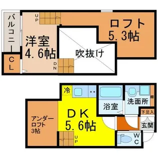エデン【2階】の間取り