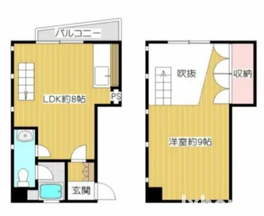 インペリアル21【3階】の間取り