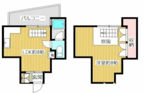 インペリアル21【4階】の間取り