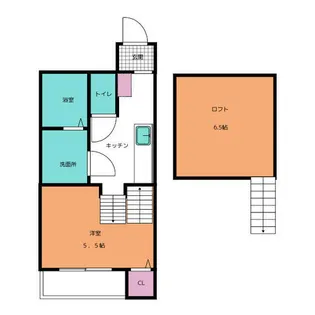 LUNAFORZA柴田【2階】の間取り