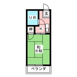 キトウハイツ【2階】の間取り