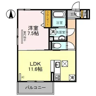 T’sコート水明【3階】の間取り