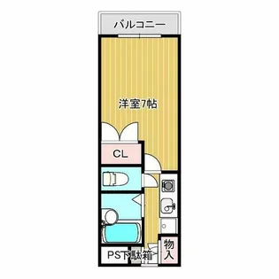 marry茨木【1階】の間取り