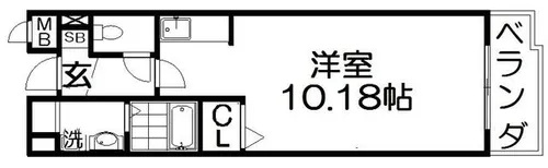 プログレNα【3階】の間取り