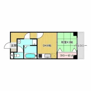 福山ビル【4階】の間取り