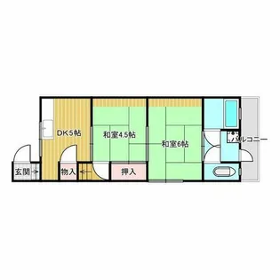 高橋文化【1階】の間取り